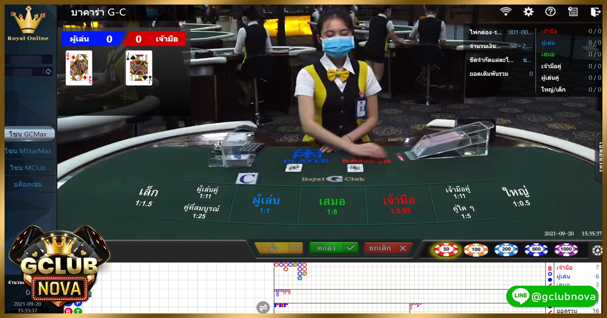 บาคาร่าออนไลน์ gclub